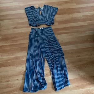 Francesca’s Blue Striped Set